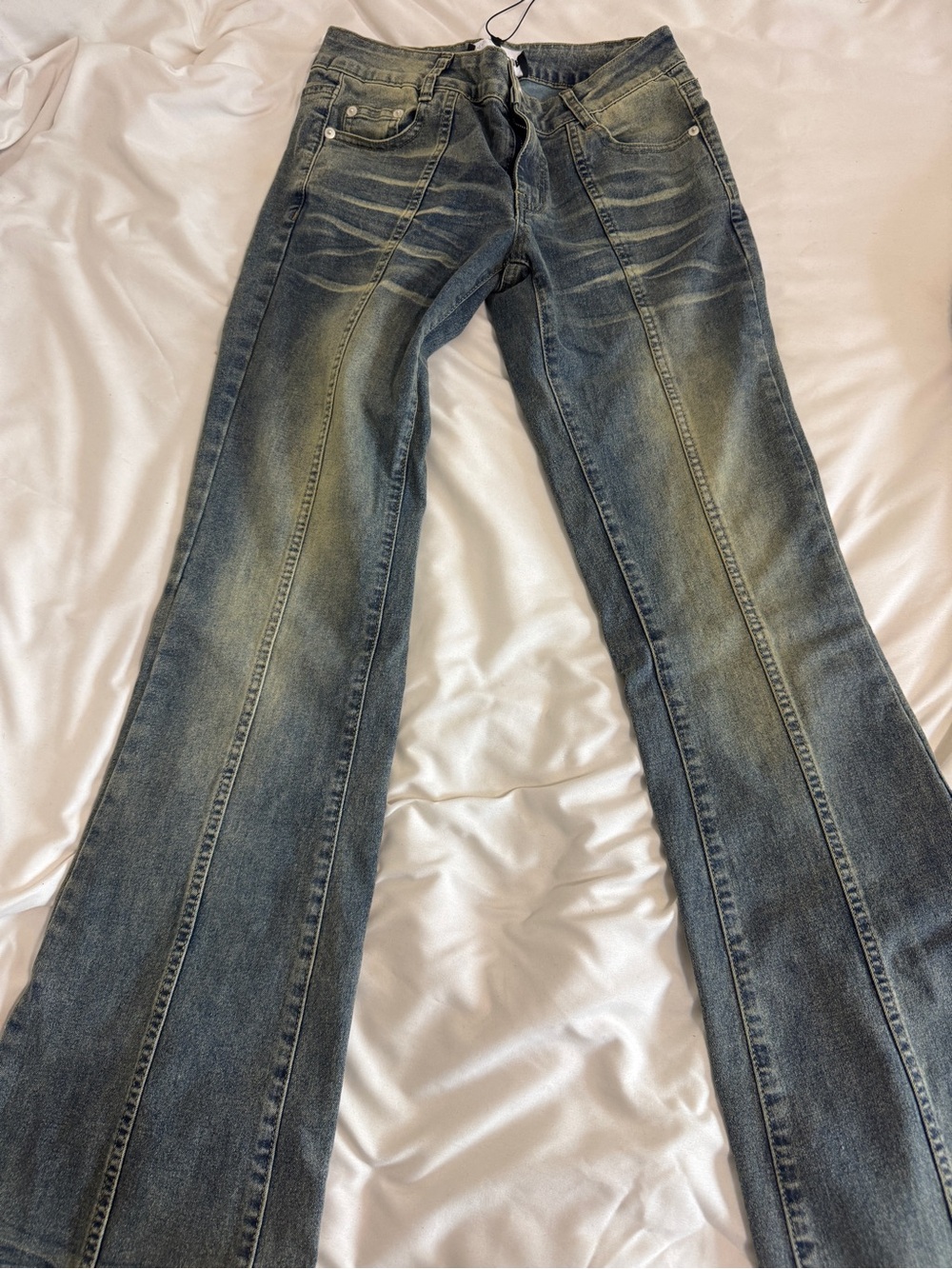 Fashion Nova low rise flare Jeans